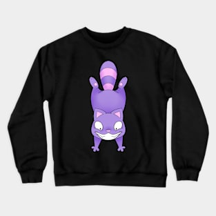 Cheshire Cat Alice in Wonderland Cartoon Crewneck Sweatshirt